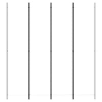 Thumbnail for 4-tlg. Paravent Weiß 200x220 cm Stoff