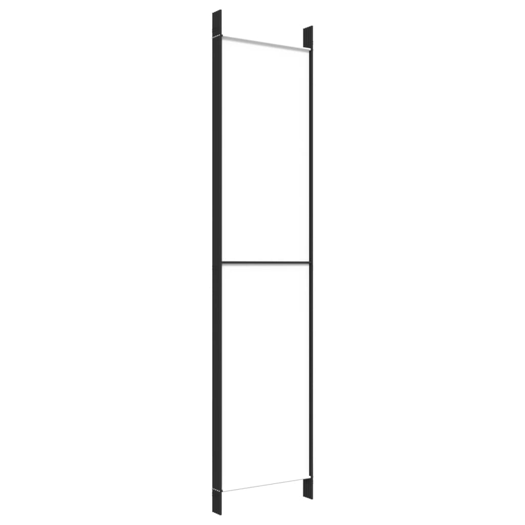 vidaXL 5-tlg. Paravent Weiß 250x220 cm Stoff