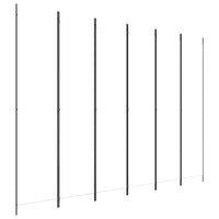 Thumbnail for 6-tlg. Paravent Weiß 300x220 cm Stoff