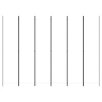 Thumbnail for 6-tlg. Paravent Weiß 300x220 cm Stoff