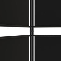 Thumbnail for 5-tlg. Paravent Schwarz 250x180 cm Stoff