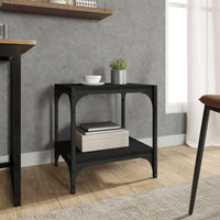 Thumbnail for TV-Schrank Schwarz 40x33x41 cm Holzwerkstoff und Stahl