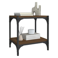 Thumbnail for TV-Schrank Braun Eichen-Optik 40x33x41 cm Holzwerkstoff Stahl