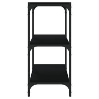Thumbnail for Bücherregal Schwarz 40x33x70,5 cm Holzwerkstoff und Stahl