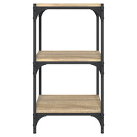 Thumbnail for Bücherregal Sonoma-Eiche 40x33x70,5 cm Holzwerkstoff und Stahl