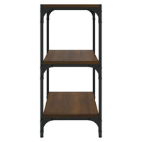 Thumbnail for Bücherregal Braun Eichen-Optik 40x33x70,5cm Holzwerkstoff Stahl