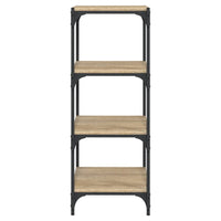 Thumbnail for Bücherregal Sonoma-Eiche 40x33x100 cm Holzwerkstoff und Stahl