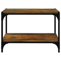 Thumbnail for TV-Schrank Räuchereiche 60x33x41 cm Holzwerkstoff und Stahl