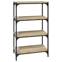 Thumbnail for Bücherregal Sonoma-Eiche 60x33x100 cm Holzwerkstoff und Stahl