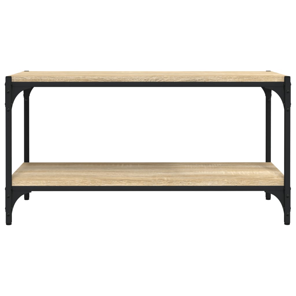 TV-Schrank Sonoma-Eiche 80x33x41 cm Holzwerkstoff und Stahl