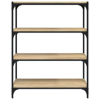 Thumbnail for Bücherregal Sonoma-Eiche 80x33x100 cm Holzwerkstoff und Stahl