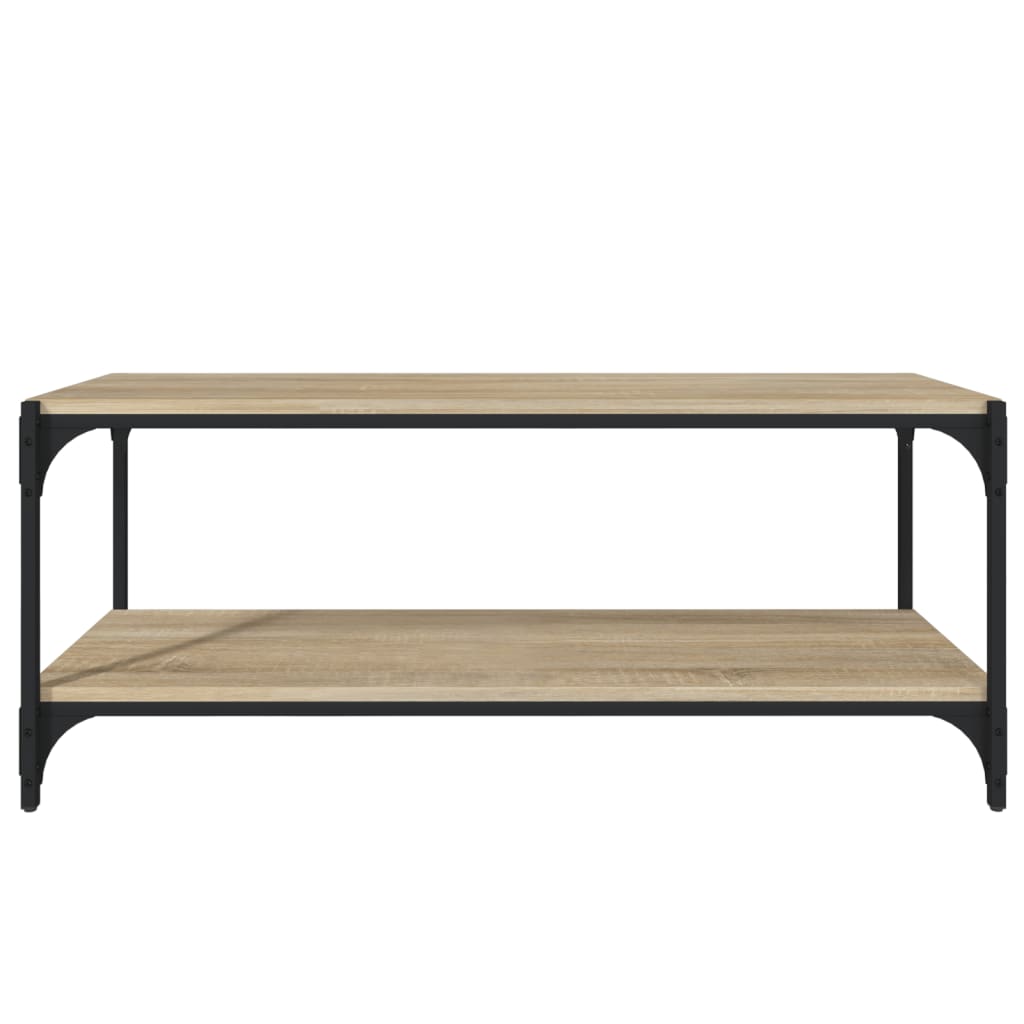 TV-Schrank Sonoma-Eiche 100x33x41 cm Holzwerkstoff und Stahl