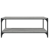 Thumbnail for TV-Schrank Grau Sonoma 100x33x41 cm Holzwerkstoff und Stahl