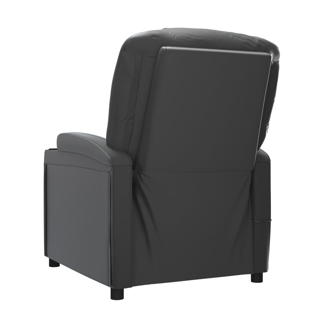 Aufstehsessel Schwarz Kunstleder