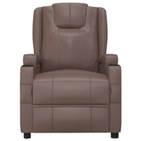 Thumbnail for Aufstehsessel Braun Kunstleder