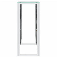 Thumbnail for Konsolentisch 110x30x70 cm Edelstahl und Glas