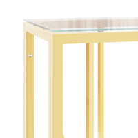 Thumbnail for Konsolentisch 110x30x70 cm Edelstahl und Glas