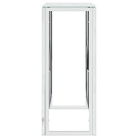 Thumbnail for Konsolentisch 70x30x70 cm Edelstahl und Glas