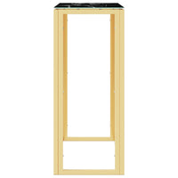 Thumbnail for Konsolentisch Golden 70x30x70 cm Edelstahl und Glas