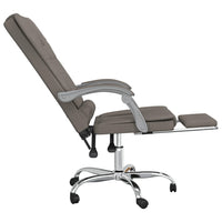 Thumbnail for Bürostuhl mit Massagefunktion Taupe Stoff