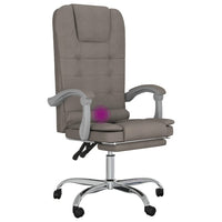 Thumbnail for Bürostuhl mit Massagefunktion Taupe Stoff
