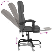 Thumbnail for Bürostuhl mit Massagefunktion Dunkelgrau Stoff