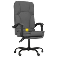 Thumbnail for Bürostuhl mit Massagefunktion Dunkelgrau Stoff