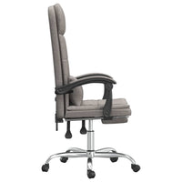 Thumbnail for Bürostuhl mit Massagefunktion Taupe Stoff