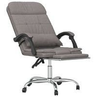 Thumbnail for Bürostuhl mit Massagefunktion Taupe Stoff