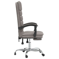 Thumbnail for Bürostuhl mit Massagefunktion Taupe Stoff