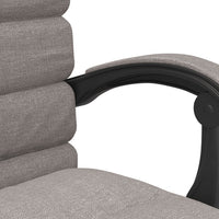 Thumbnail for Bürostuhl mit Massagefunktion Taupe Stoff