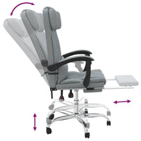 Thumbnail for Bürostuhl mit Massagefunktion Hellgrau Stoff