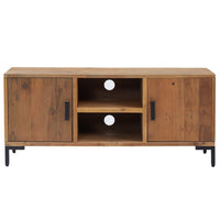 Thumbnail for TV-Schrank Braun 110x35x48 cm Massivholz Kiefer Recycelt