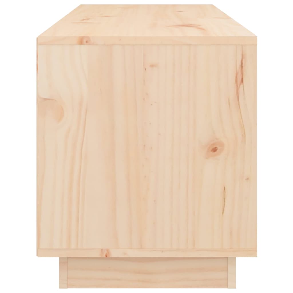 TV-Schrank 105x34x40 cm Massivholz Kiefer