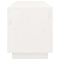 Thumbnail for TV-Schrank Weiß 105x34x40 cm Massivholz Kiefer