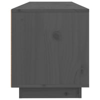 Thumbnail for TV-Schrank Grau 100x34x40 cm Massivholz Kiefer