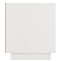 Thumbnail for TV-Schrank Weiß 80x34x40 cm Massivholz Kiefer