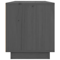 Thumbnail for TV-Schrank Grau 80x34x40 cm Massivholz Kiefer