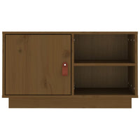 Thumbnail for TV-Schrank Honigbraun 70x34x40 cm Massivholz Kiefer