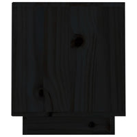 Thumbnail for TV-Schrank Schwarz 70x34x40 cm Massivholz Kiefer