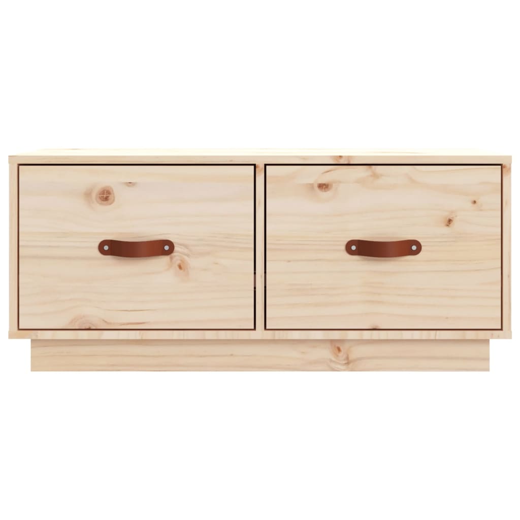 TV-Schrank 80x34x35 cm Massivholz Kiefer