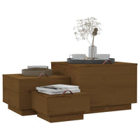 Thumbnail for Aufbewahrungsboxen mit Deckeln 3 Stk. Braun Massivholz Kiefer