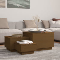 Thumbnail for Aufbewahrungsboxen mit Deckeln 3 Stk. Braun Massivholz Kiefer