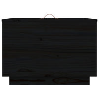 Thumbnail for Aufbewahrungsboxen mit Deckeln 3 Stk. Schwarz Massivholz Kiefer