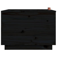 Thumbnail for Aufbewahrungsboxen mit Deckeln 3 Stk. Schwarz Massivholz Kiefer