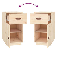 Thumbnail for Schreibtisch-Schrank 40x50x75 cm Massivholz Kiefer