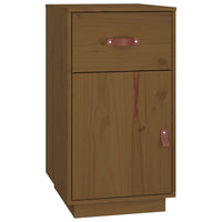 Thumbnail for Schreibtisch-Schrank Honigbraun 40x50x75 cm Massivholz Kiefer
