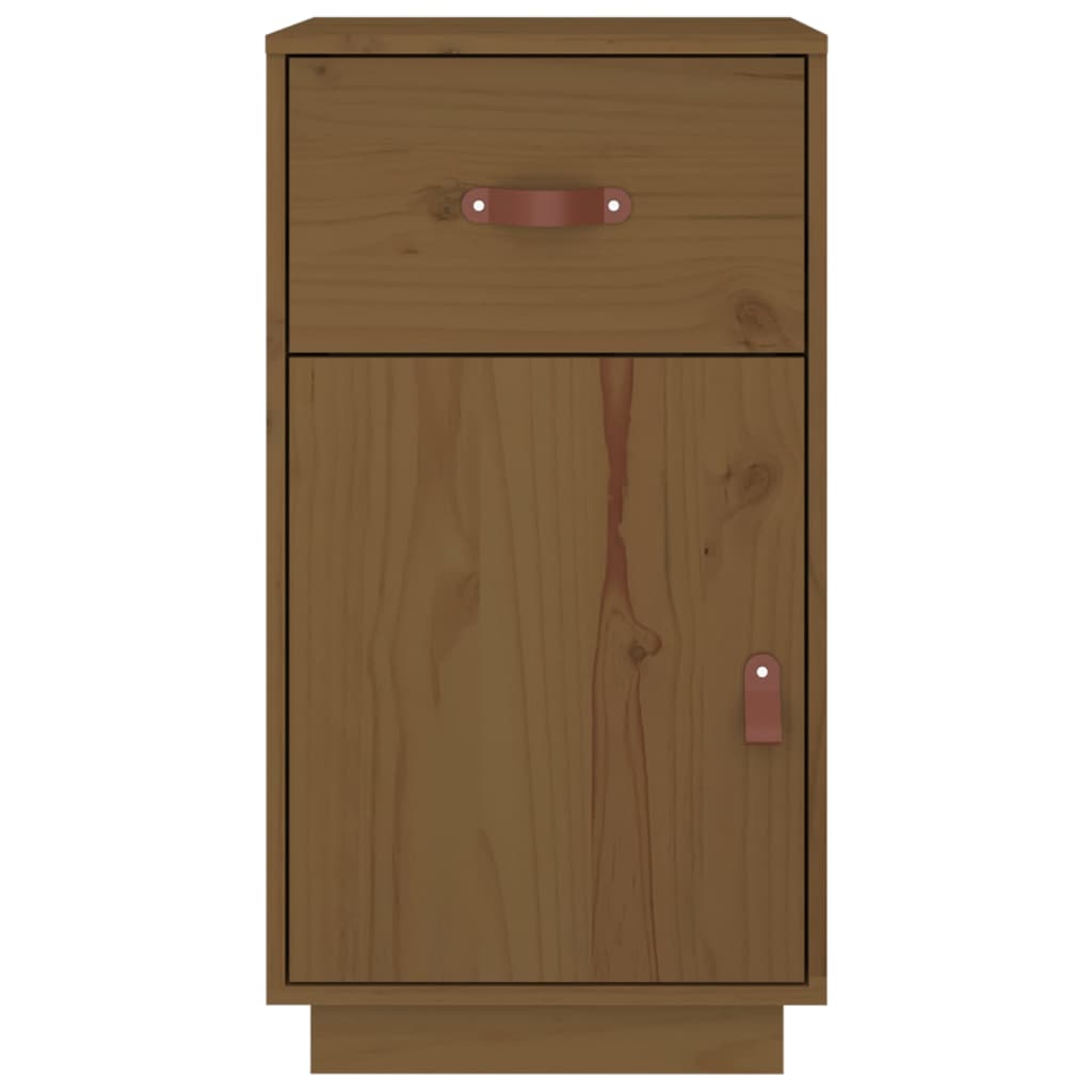 Schreibtisch-Schrank Honigbraun 40x50x75 cm Massivholz Kiefer