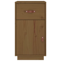 Thumbnail for Schreibtisch-Schrank Honigbraun 40x50x75 cm Massivholz Kiefer