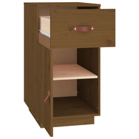 Thumbnail for Schreibtisch-Schrank Honigbraun 40x50x75 cm Massivholz Kiefer
